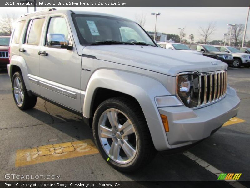 Bright Silver Metallic / Dark Slate Gray 2011 Jeep Liberty Jet Sport