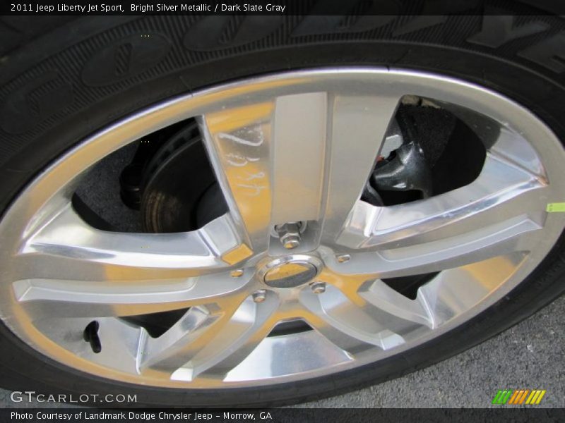 Bright Silver Metallic / Dark Slate Gray 2011 Jeep Liberty Jet Sport
