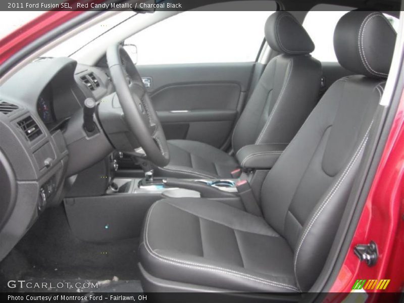 Red Candy Metallic / Charcoal Black 2011 Ford Fusion SEL