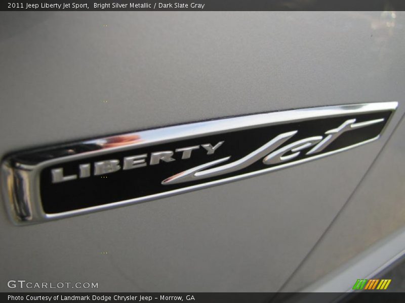 Bright Silver Metallic / Dark Slate Gray 2011 Jeep Liberty Jet Sport
