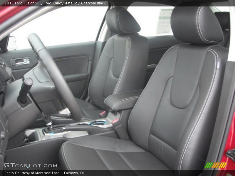 Red Candy Metallic / Charcoal Black 2011 Ford Fusion SEL