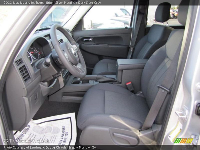 Bright Silver Metallic / Dark Slate Gray 2011 Jeep Liberty Jet Sport
