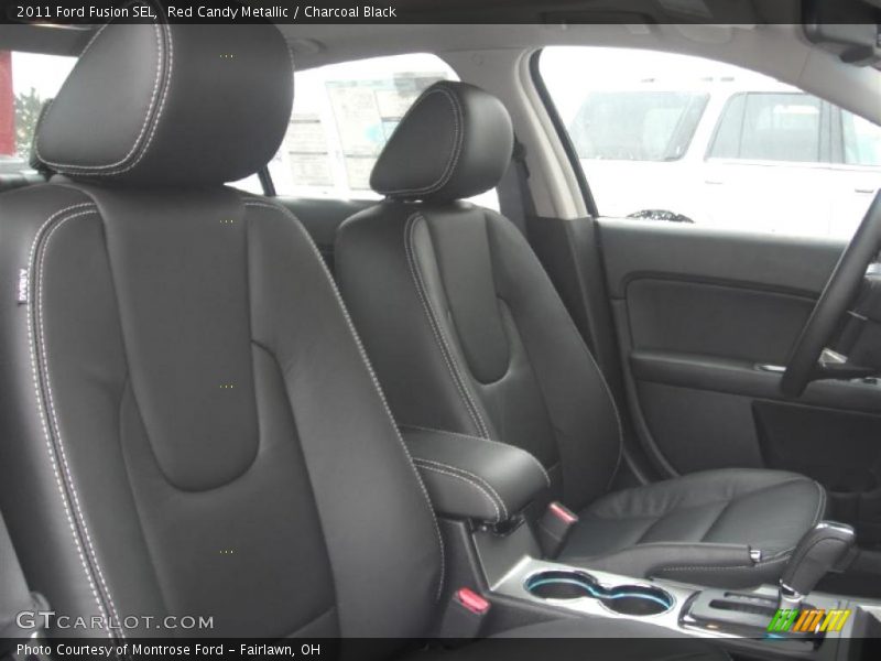 Red Candy Metallic / Charcoal Black 2011 Ford Fusion SEL