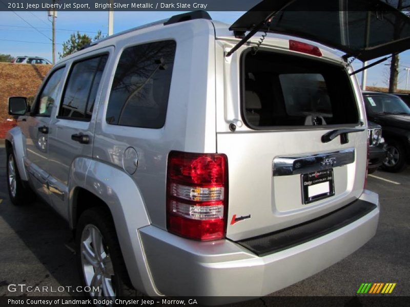 Bright Silver Metallic / Dark Slate Gray 2011 Jeep Liberty Jet Sport