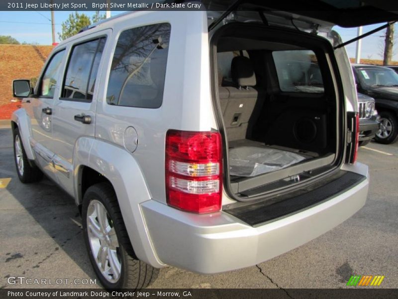 Bright Silver Metallic / Dark Slate Gray 2011 Jeep Liberty Jet Sport