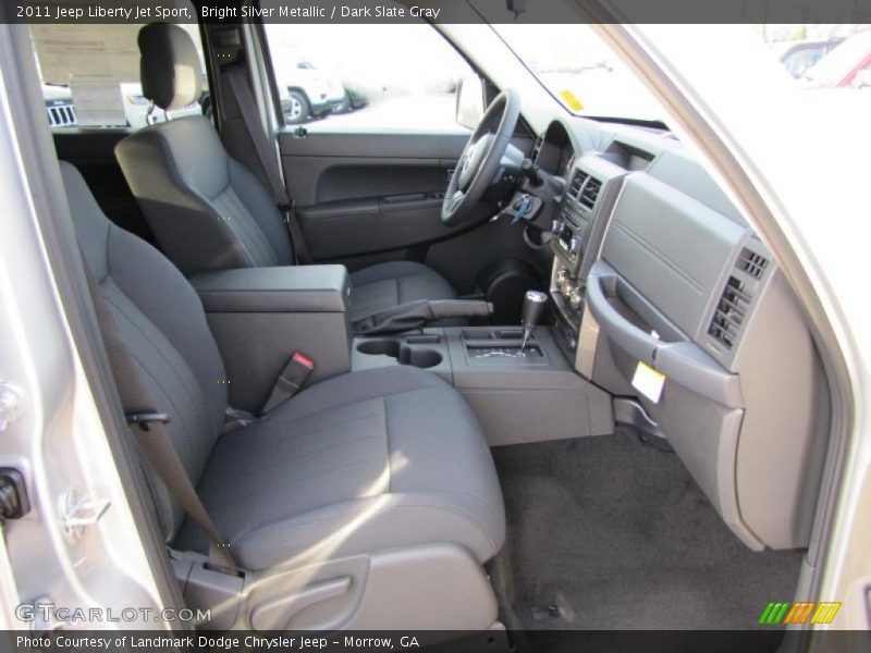 Bright Silver Metallic / Dark Slate Gray 2011 Jeep Liberty Jet Sport