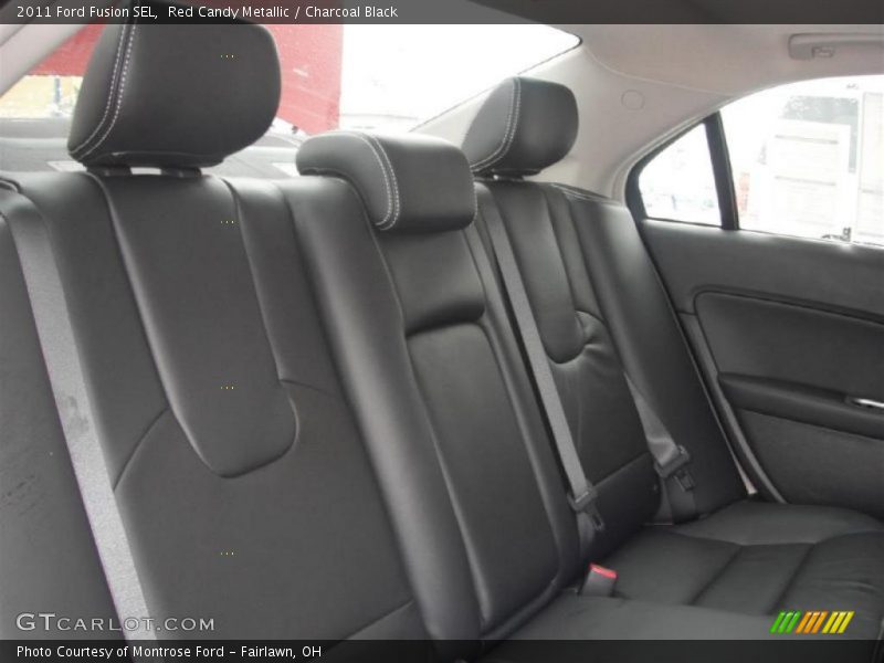 Red Candy Metallic / Charcoal Black 2011 Ford Fusion SEL