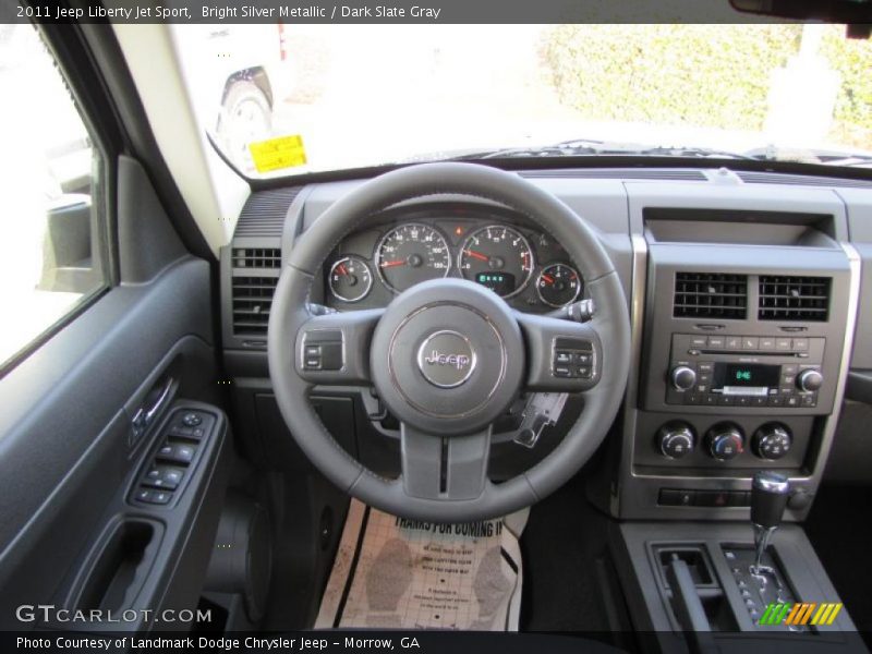 Bright Silver Metallic / Dark Slate Gray 2011 Jeep Liberty Jet Sport