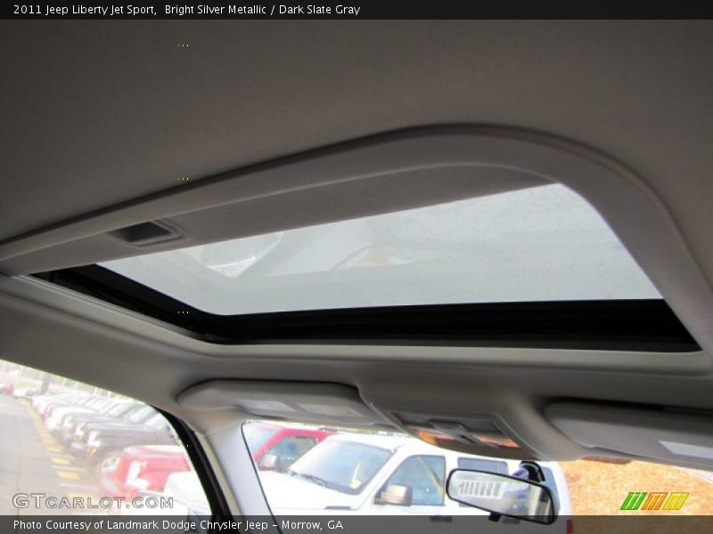 Bright Silver Metallic / Dark Slate Gray 2011 Jeep Liberty Jet Sport