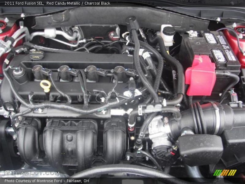 Red Candy Metallic / Charcoal Black 2011 Ford Fusion SEL