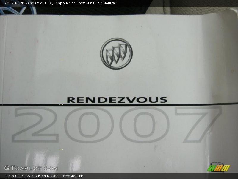 Cappuccino Frost Metallic / Neutral 2007 Buick Rendezvous CX