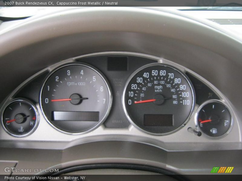 Cappuccino Frost Metallic / Neutral 2007 Buick Rendezvous CX