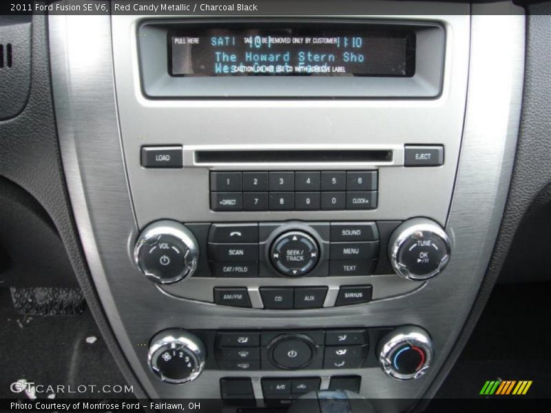 Controls of 2011 Fusion SE V6