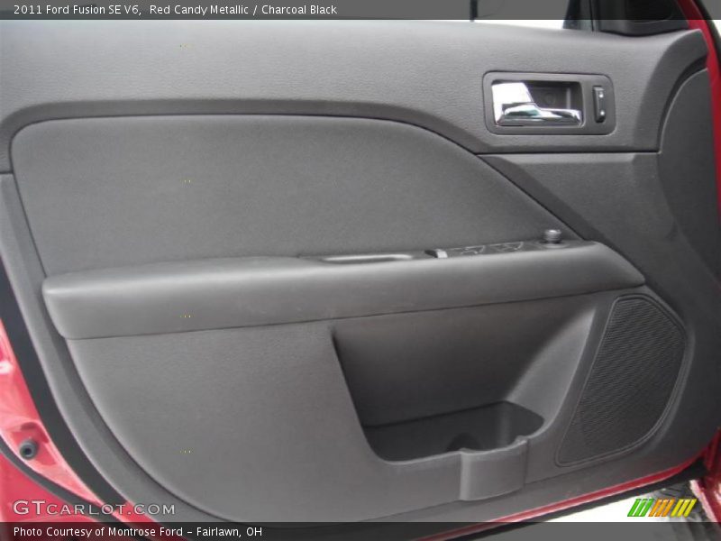 Red Candy Metallic / Charcoal Black 2011 Ford Fusion SE V6