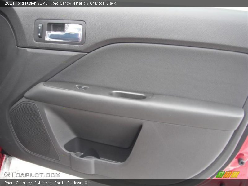 Red Candy Metallic / Charcoal Black 2011 Ford Fusion SE V6