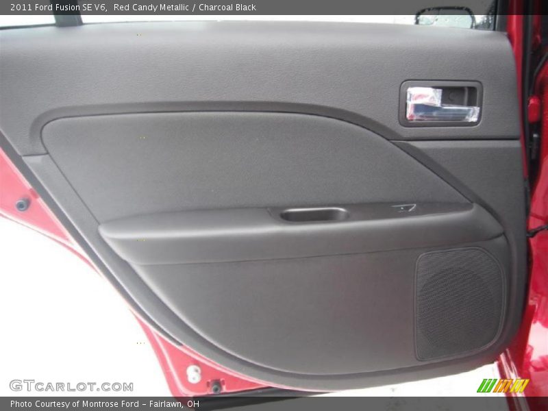 Red Candy Metallic / Charcoal Black 2011 Ford Fusion SE V6