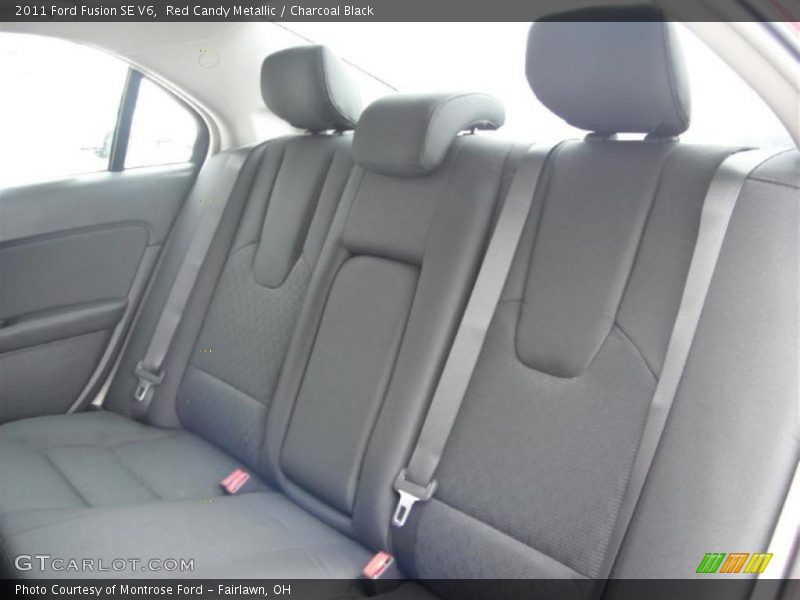Red Candy Metallic / Charcoal Black 2011 Ford Fusion SE V6