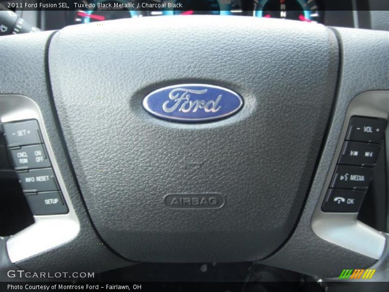 Tuxedo Black Metallic / Charcoal Black 2011 Ford Fusion SEL