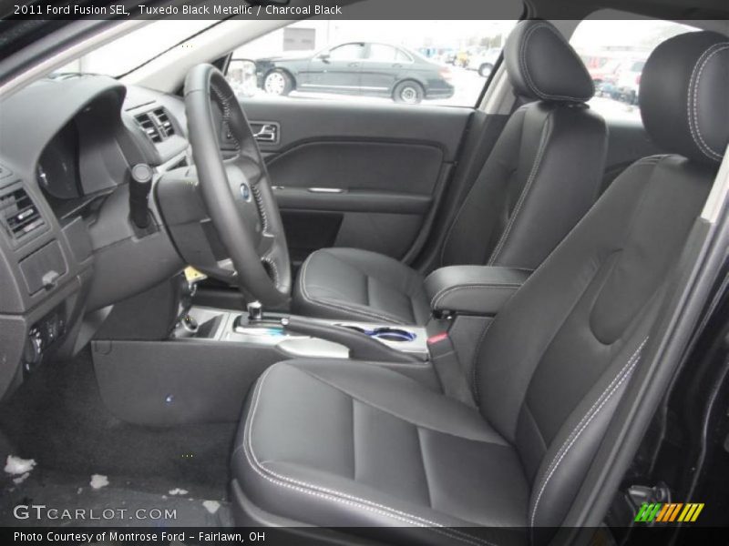  2011 Fusion SEL Charcoal Black Interior