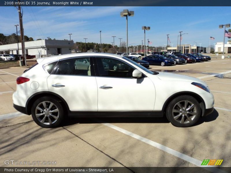 Moonlight White / Wheat 2008 Infiniti EX 35 Journey