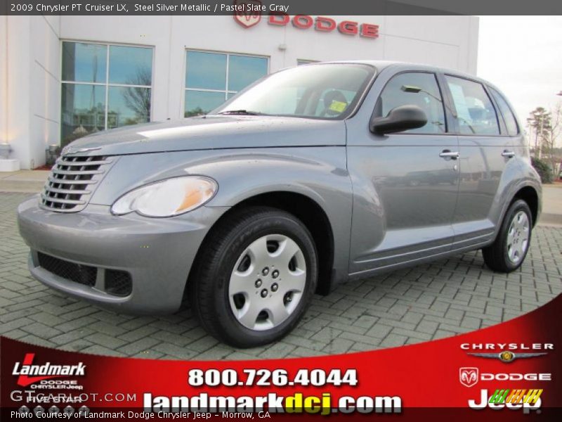 Steel Silver Metallic / Pastel Slate Gray 2009 Chrysler PT Cruiser LX