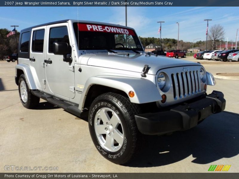 Front 3/4 View of 2007 Wrangler Unlimited Sahara