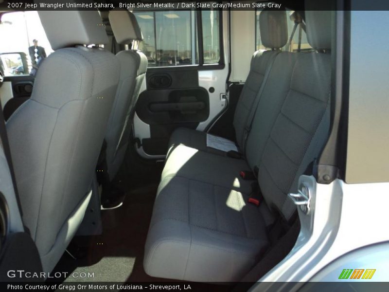 Bright Silver Metallic / Dark Slate Gray/Medium Slate Gray 2007 Jeep Wrangler Unlimited Sahara