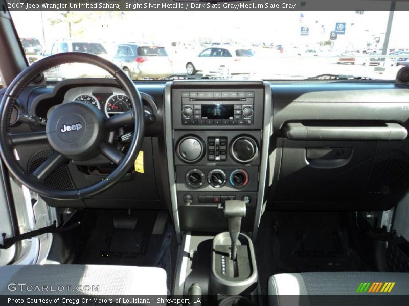 Bright Silver Metallic / Dark Slate Gray/Medium Slate Gray 2007 Jeep Wrangler Unlimited Sahara