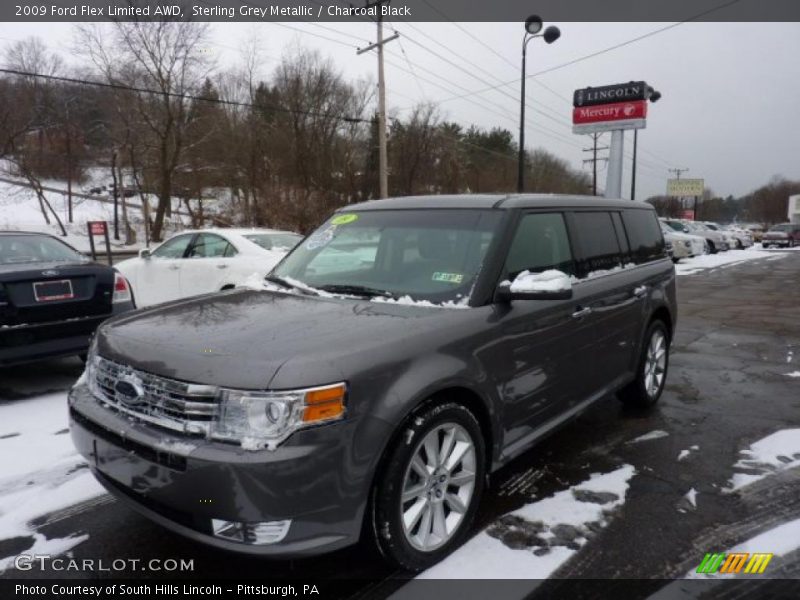 Sterling Grey Metallic / Charcoal Black 2009 Ford Flex Limited AWD