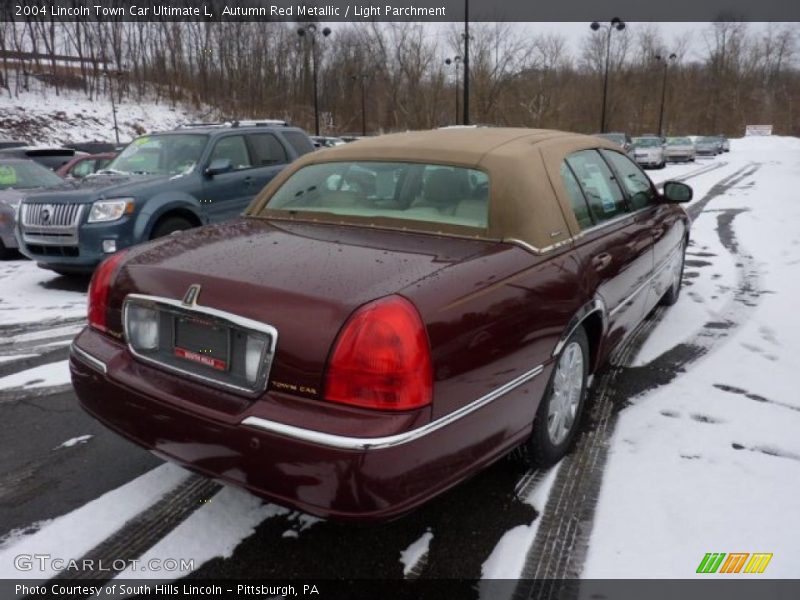 Autumn Red Metallic / Light Parchment 2004 Lincoln Town Car Ultimate L