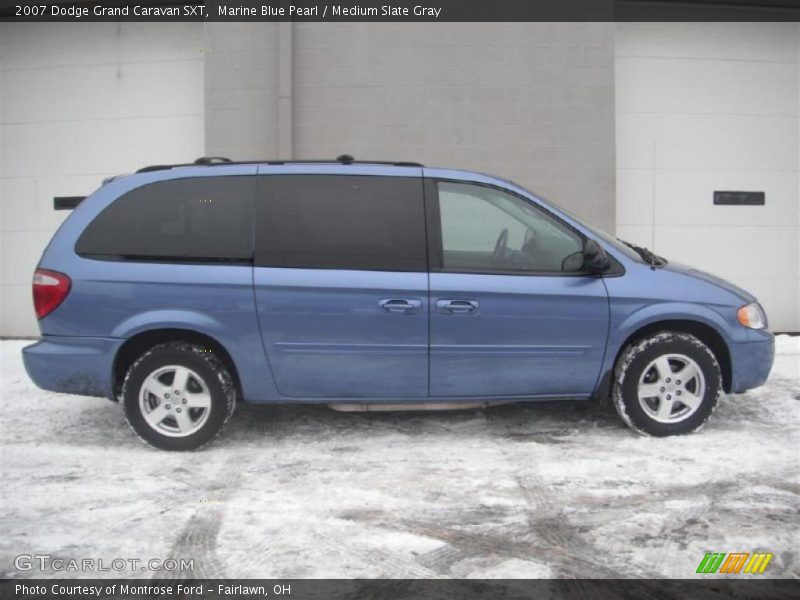 Marine Blue Pearl / Medium Slate Gray 2007 Dodge Grand Caravan SXT