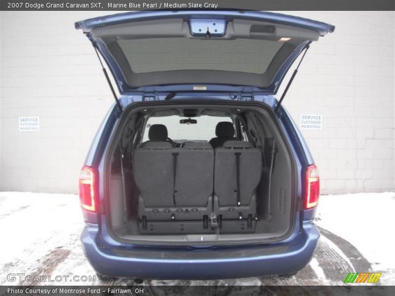 Marine Blue Pearl / Medium Slate Gray 2007 Dodge Grand Caravan SXT