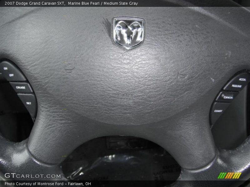 Marine Blue Pearl / Medium Slate Gray 2007 Dodge Grand Caravan SXT