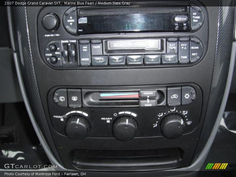 Marine Blue Pearl / Medium Slate Gray 2007 Dodge Grand Caravan SXT