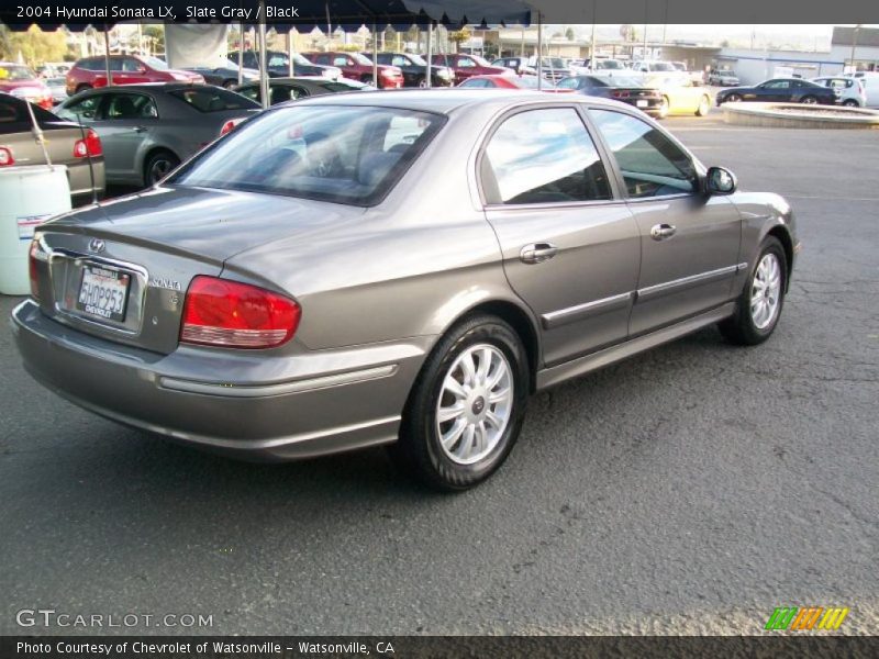 Slate Gray / Black 2004 Hyundai Sonata LX