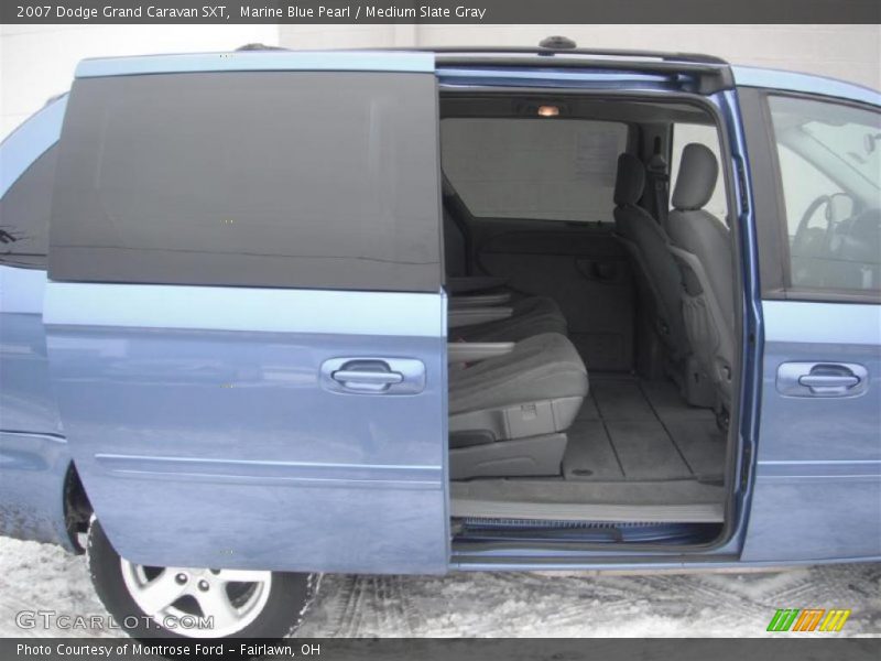 Marine Blue Pearl / Medium Slate Gray 2007 Dodge Grand Caravan SXT