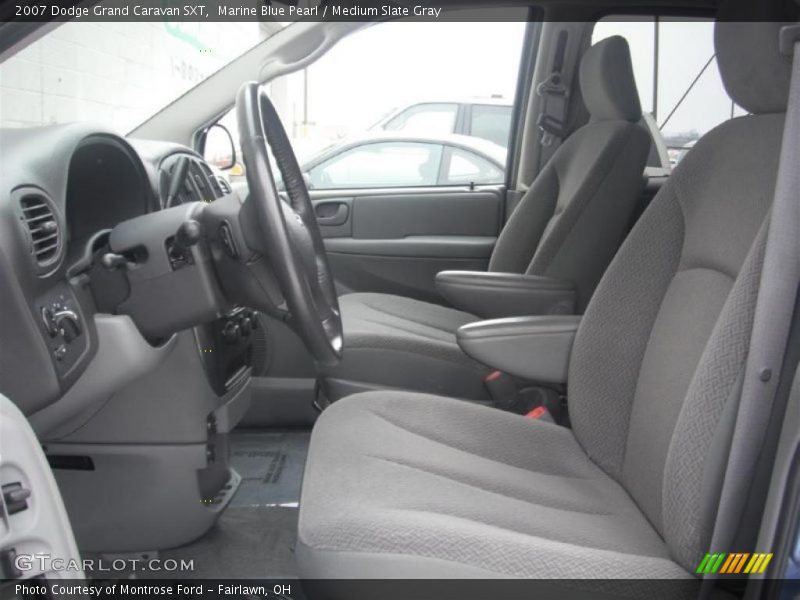 Marine Blue Pearl / Medium Slate Gray 2007 Dodge Grand Caravan SXT