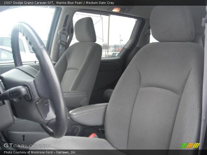 Marine Blue Pearl / Medium Slate Gray 2007 Dodge Grand Caravan SXT