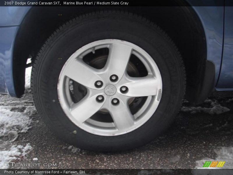 Marine Blue Pearl / Medium Slate Gray 2007 Dodge Grand Caravan SXT
