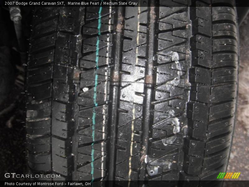 Marine Blue Pearl / Medium Slate Gray 2007 Dodge Grand Caravan SXT