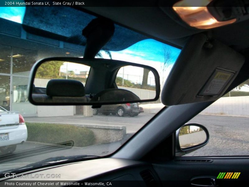 Slate Gray / Black 2004 Hyundai Sonata LX