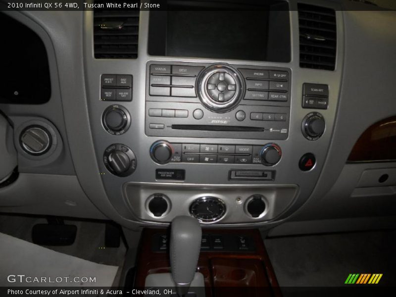 Tuscan White Pearl / Stone 2010 Infiniti QX 56 4WD