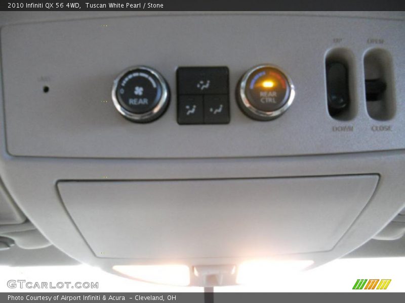 Tuscan White Pearl / Stone 2010 Infiniti QX 56 4WD