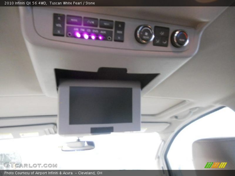 Tuscan White Pearl / Stone 2010 Infiniti QX 56 4WD