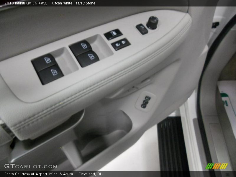 Tuscan White Pearl / Stone 2010 Infiniti QX 56 4WD
