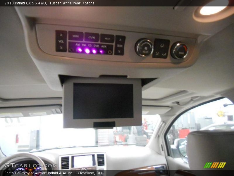 Tuscan White Pearl / Stone 2010 Infiniti QX 56 4WD