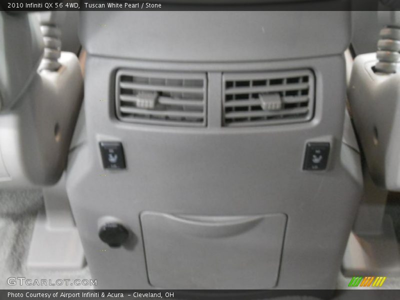 Tuscan White Pearl / Stone 2010 Infiniti QX 56 4WD