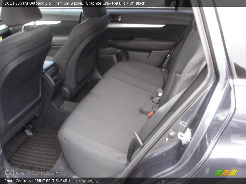 Graphite Gray Metallic / Off Black 2011 Subaru Outback 2.5i Premium Wagon