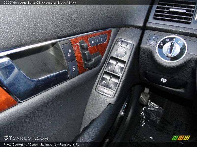 Black / Black 2011 Mercedes-Benz C 300 Luxury