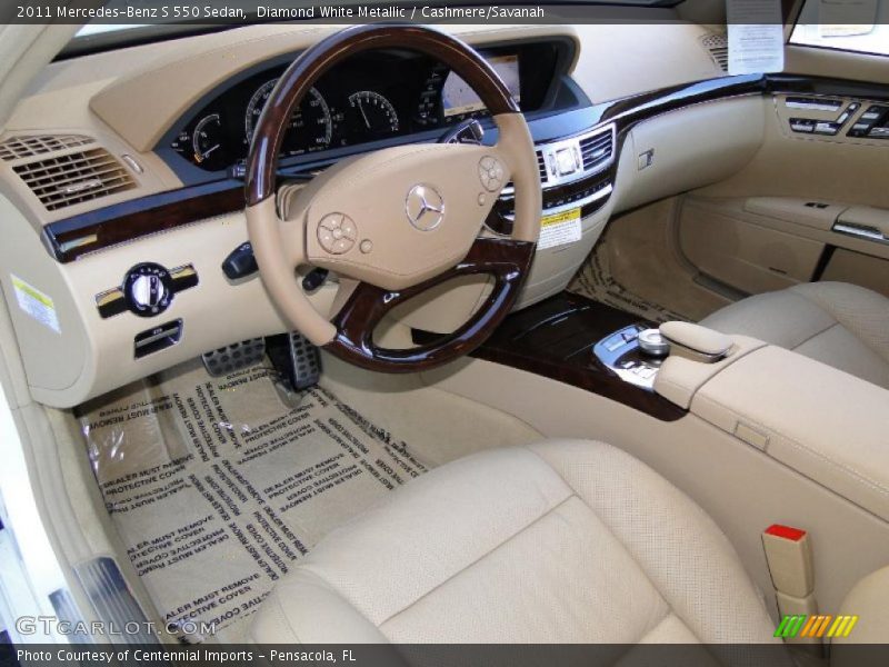 Cashmere/Savanah Interior - 2011 S 550 Sedan 